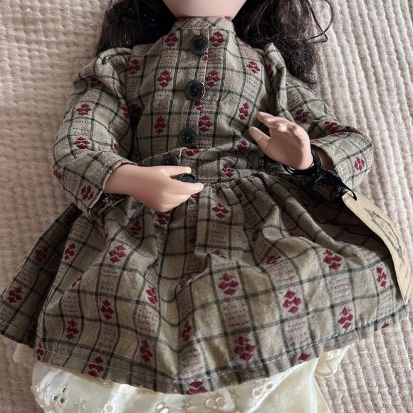 Vintage Yesterday's Child Mary Anne Porcelain Doll Boyds Collection Ltd Edition - Picture 3 of 11